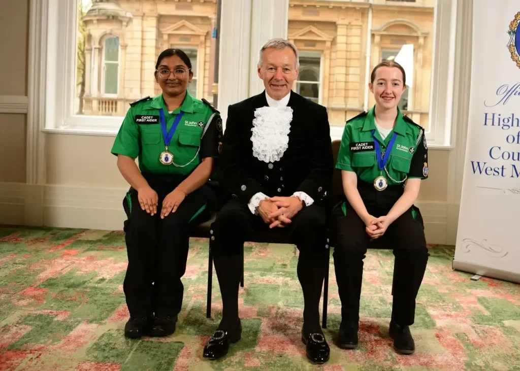 The High Sheriff's Cadets 3 st johns ambulance cadets