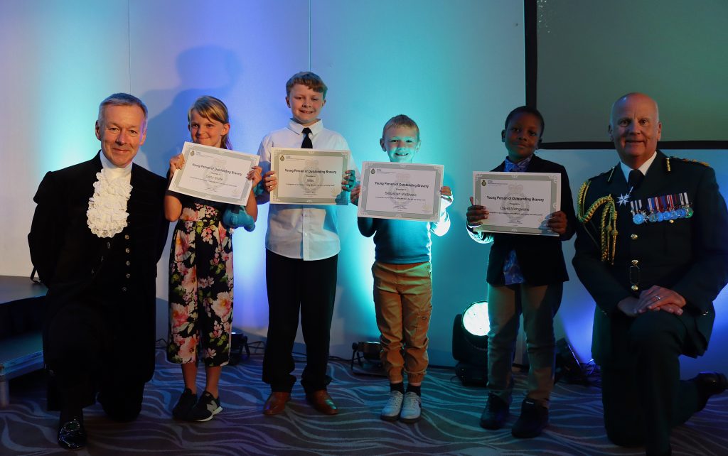 Young Person of Outstanding Bravery Winners